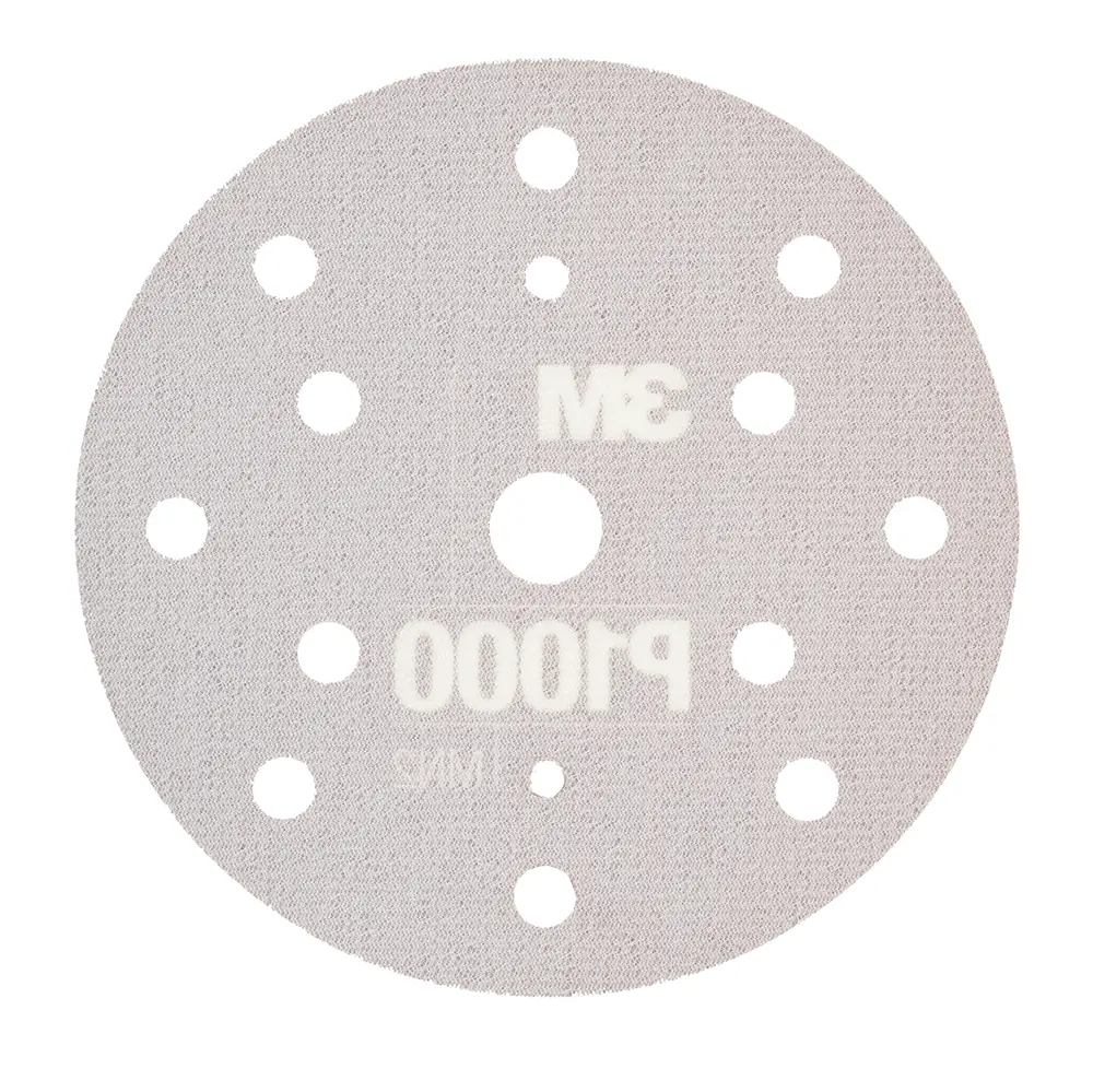 3M™ Hookit™ Disco Abrasivo Flexível 270J, 150 mm, 15 furos, P1000, 34421