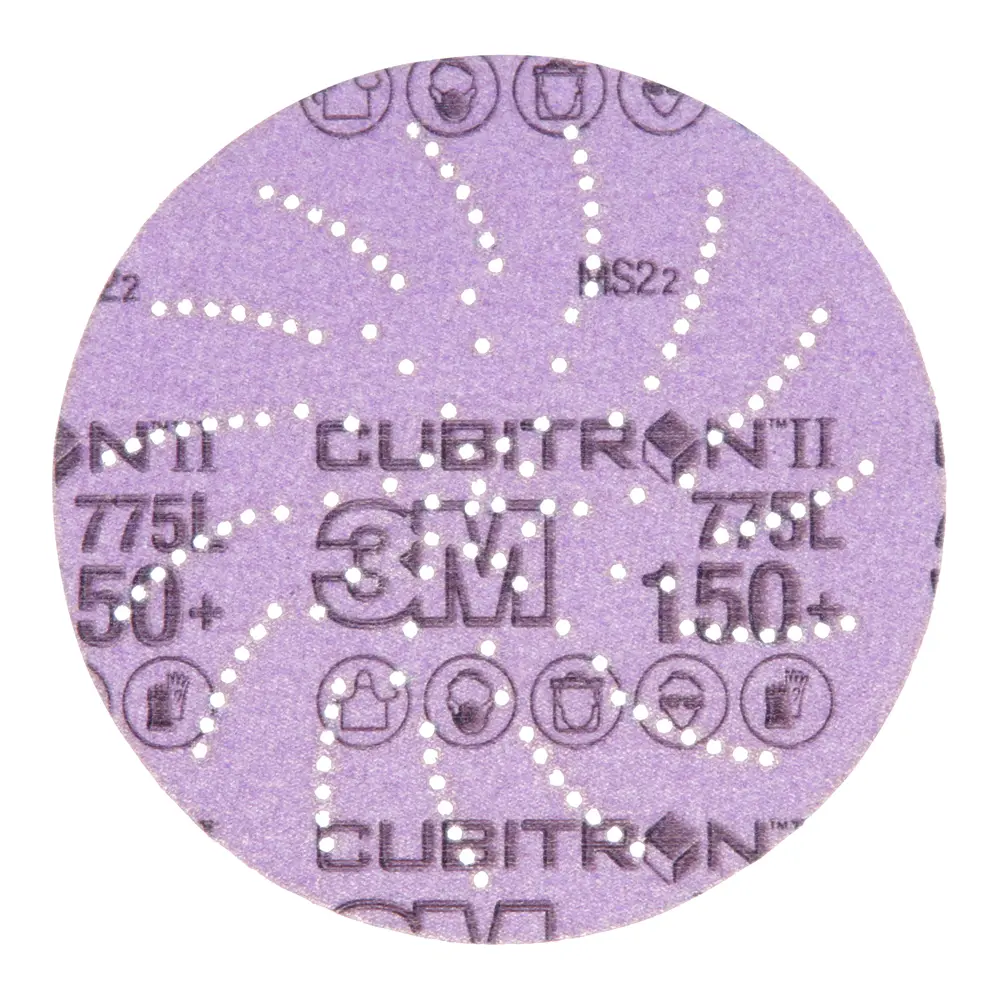 3M Xtract™ Cubitron™ II Film Disc 775L, 127 mm, 150+  500LG, 50 per inner, 250 per case