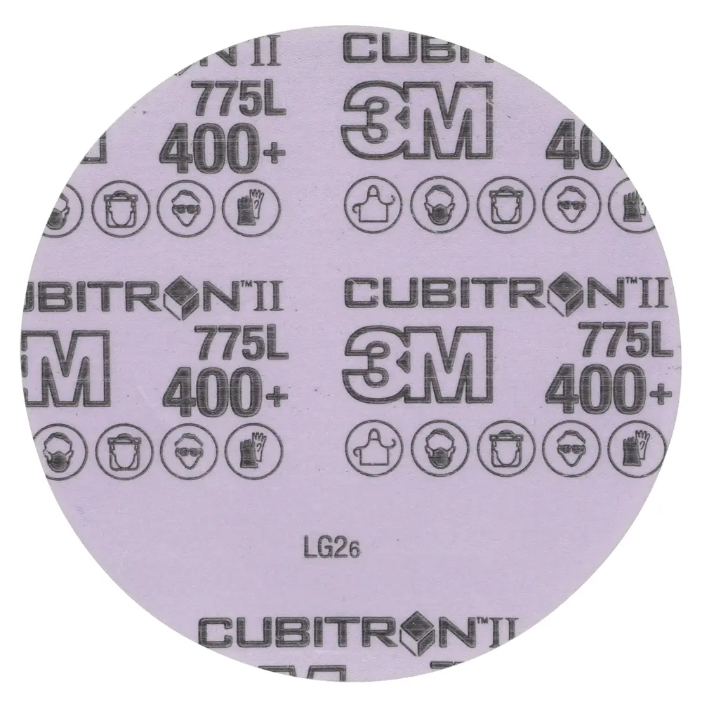 3M™ Cubitron™ II Hookit™ Film Disc 775L, 75 mm, 400+, ungelocht