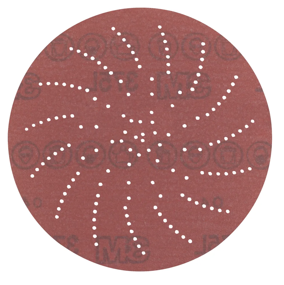 3M Xtract™ Film Disc 375L, P80 3MIL, 152 mm, Die 600LG, 50/Carton, 250ea/Case