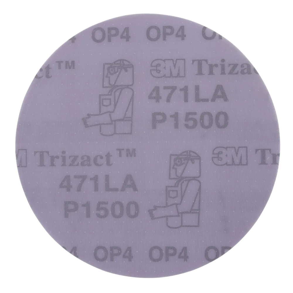 Disco Abrasivo 3M™ Trizact™ Hookit™ para Acabamento em vernizes 471LA, 150 mm, 1500, 02088