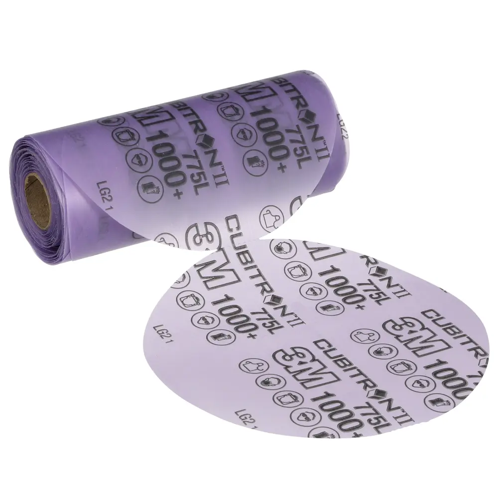 3M™ Cubitron™ II Stikit™ Film Disc Roll 775L, 1000+ 3MIL, 125 mm, Linered, 500X